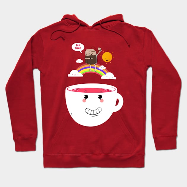 Tea Time Hoodie by Artthree Studio